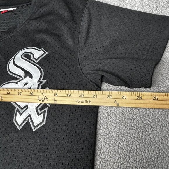 Chicago White Sox Jersey Mens Medium Black MLB Baseball Cooperstown Throwback #8 - Picture 10 of 11